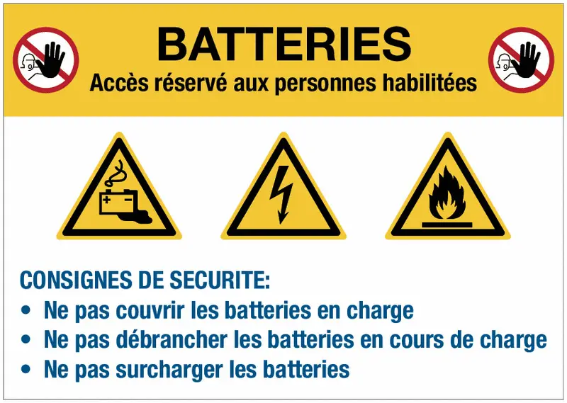 Panneaux d'alerte