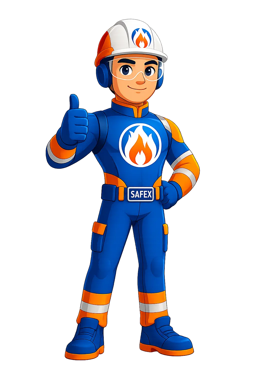 Mascotte Securex — expert conformité incendie
